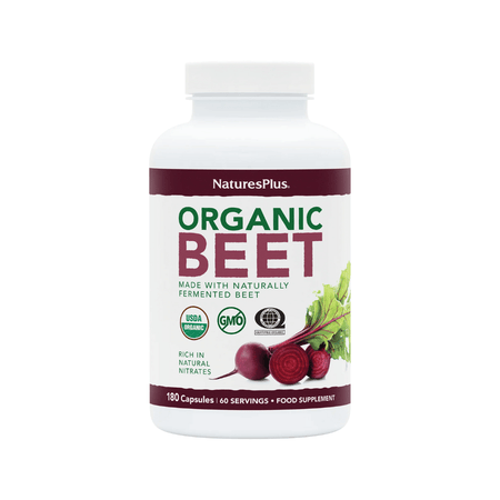 NaturesPlus Organic Beet Capsules 180's- Lillys Pharmacy and Health Store