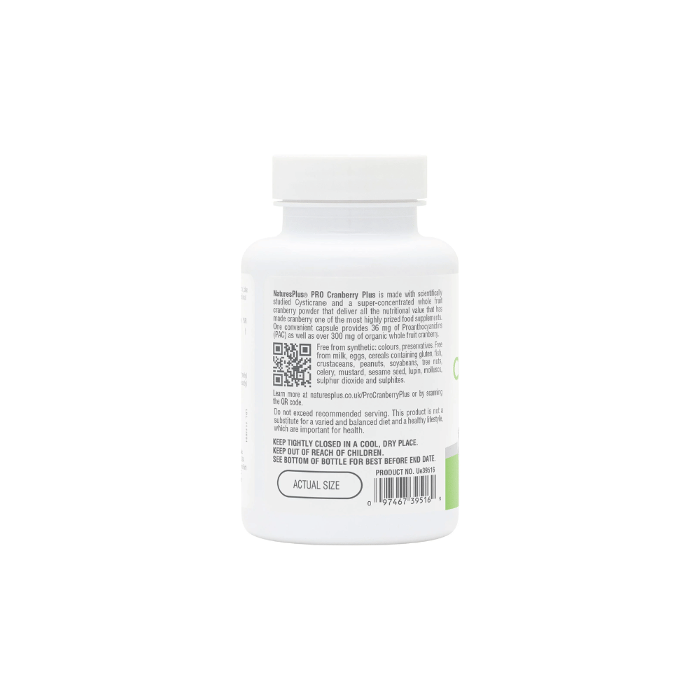 NaturesPlus PRO Cranberry Plus Capsules 60's- Lillys Pharmacy and Health Store