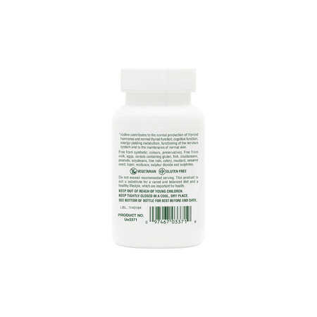 NaturesPlus Potassium Iodine 150μg Iodine Tablets 100's- Lillys Pharmacy and Health Store