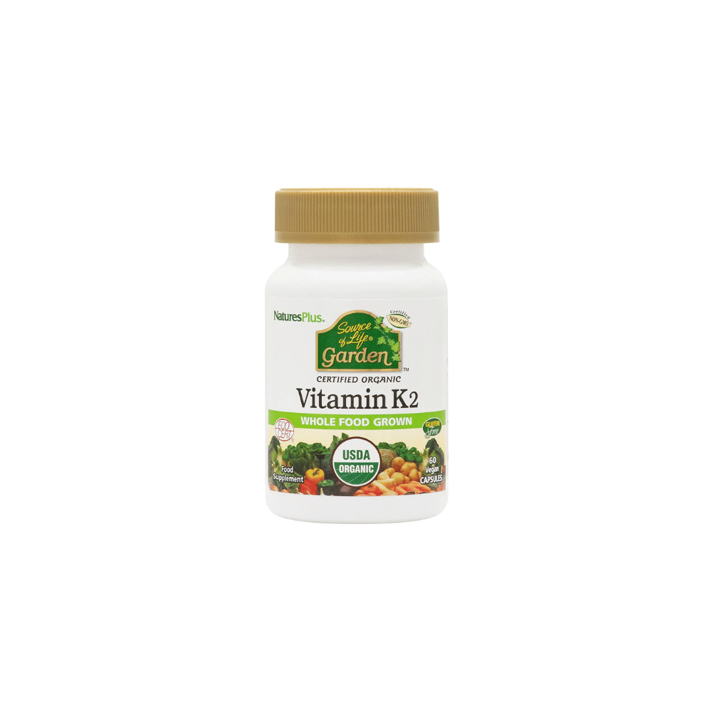 NaturesPlus Source of Life® Garden Vitamin K2 120 mcg Capsules 60's- Lillys Pharmacy and Health Store