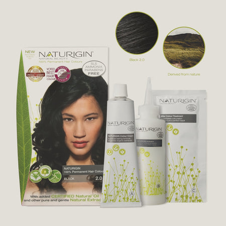 Naturigin - 2.0 Black (Permanent Hair Colour)- Lillys Pharmacy and Health Store