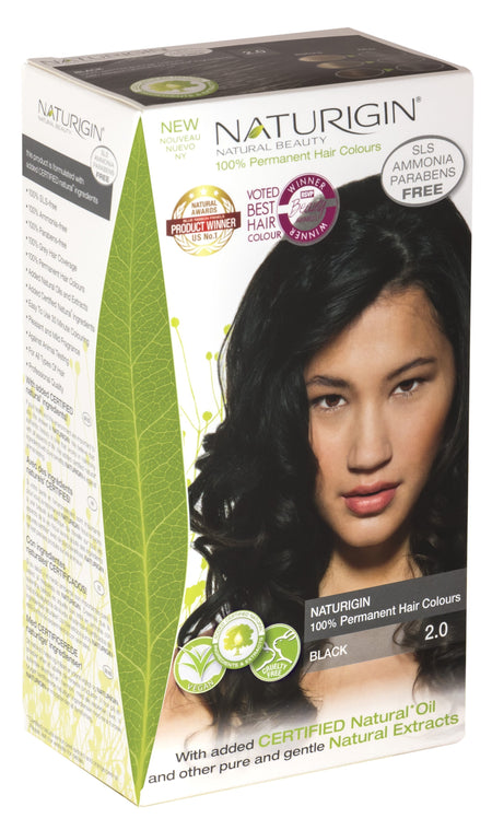 Naturigin - 2.0 Black (Permanent Hair Colour)- Lillys Pharmacy and Health Store