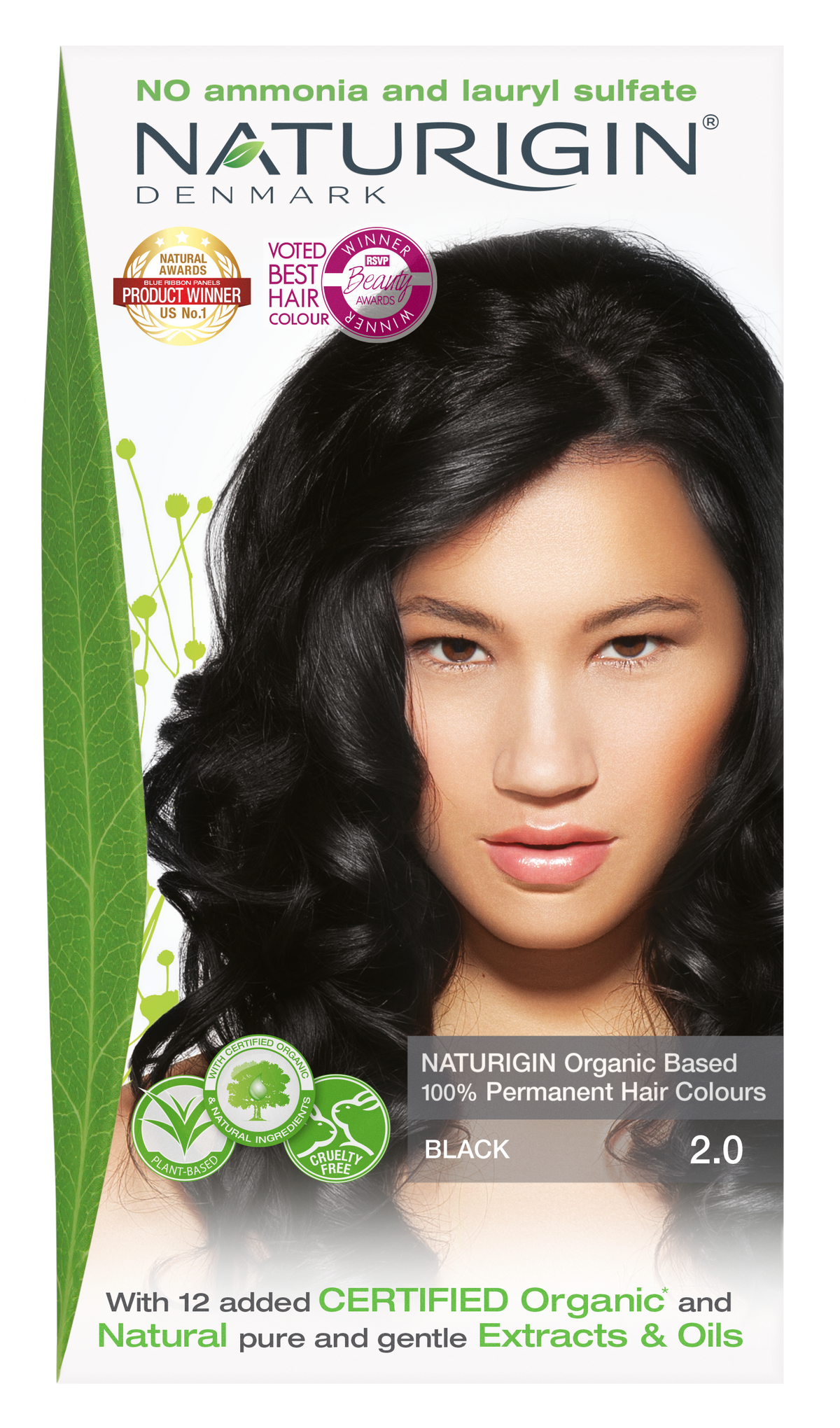 Naturigin - 2.0 Black (Permanent Hair Colour)- Lillys Pharmacy and Health Store