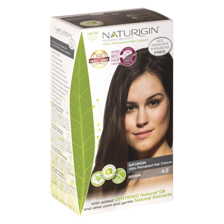 Naturigin - 4.0 Brown (Permanent Hair Colour)- Lillys Pharmacy and Health Store