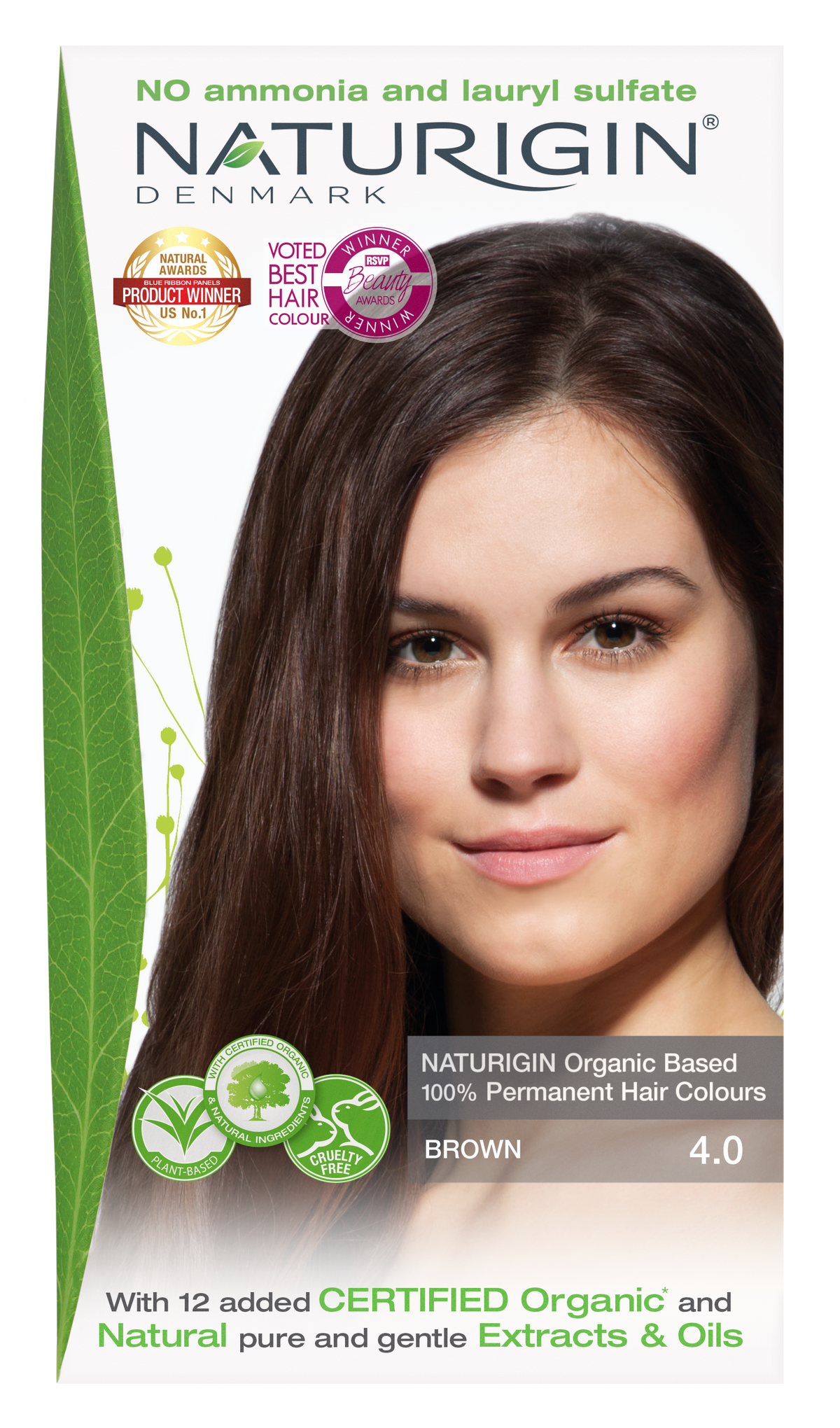 Naturigin - 4.0 Brown (Permanent Hair Colour)- Lillys Pharmacy and Health Store