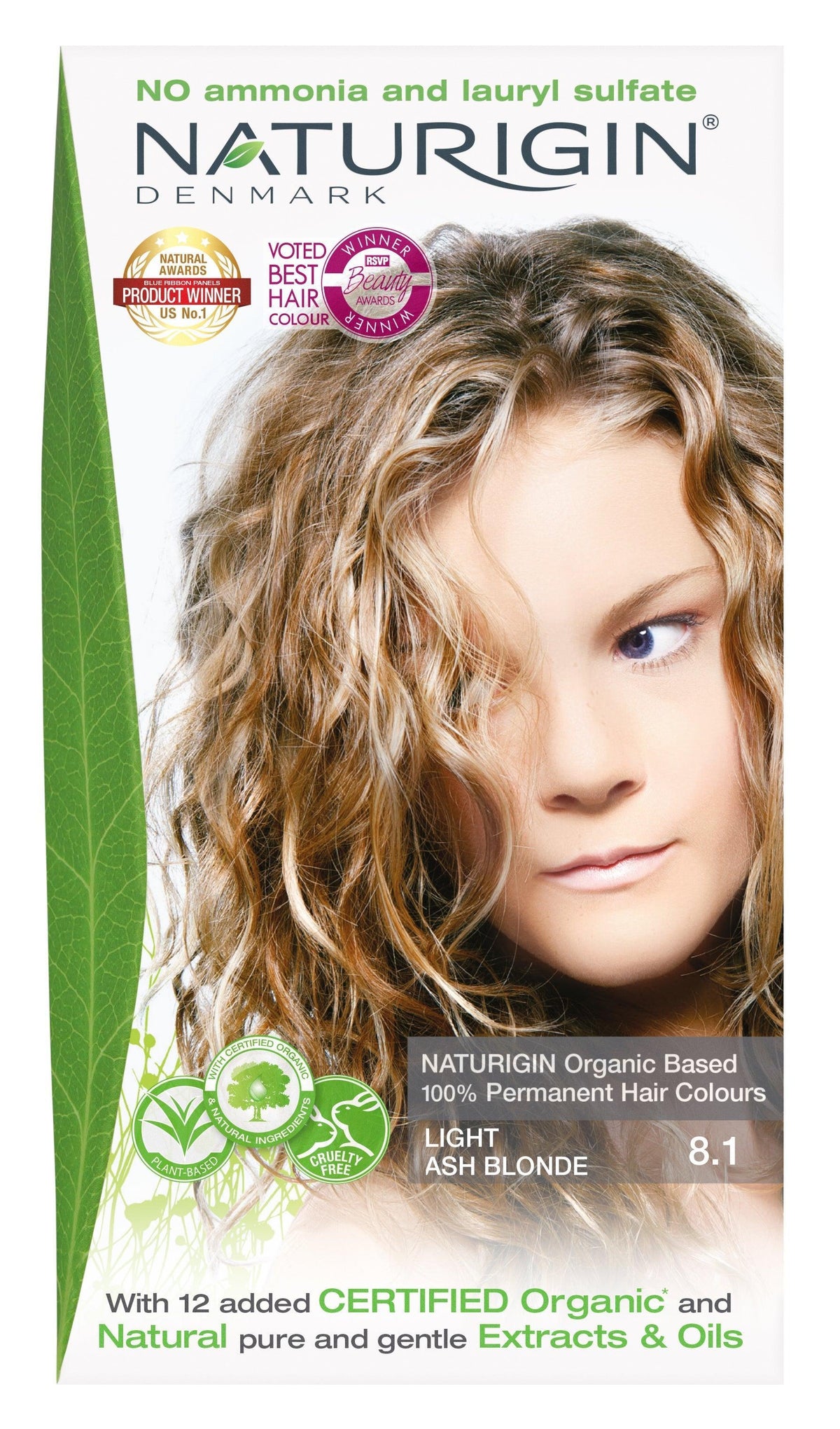 Naturigin - 8.1 Light Ash Blonde (Permanent Hair Colour)- Lillys Pharmacy and Health Store