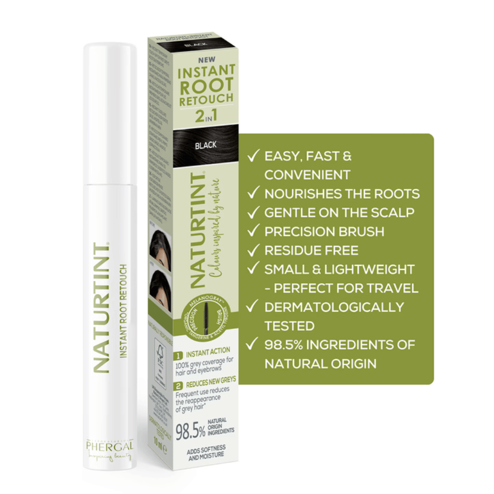 Naturtint Instant Root Retouch 2in1 Black 10ml- Lillys Pharmacy and Health Store