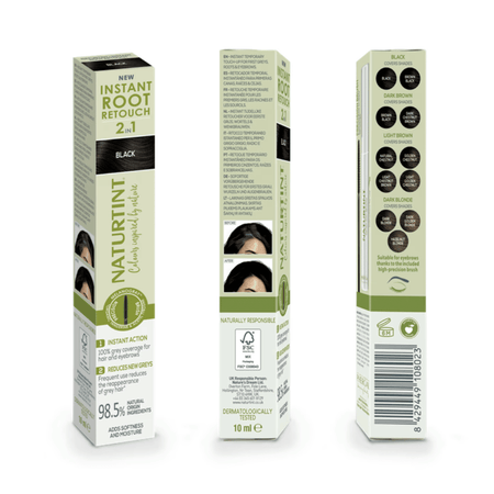 Naturtint Instant Root Retouch 2in1 Black 10ml- Lillys Pharmacy and Health Store