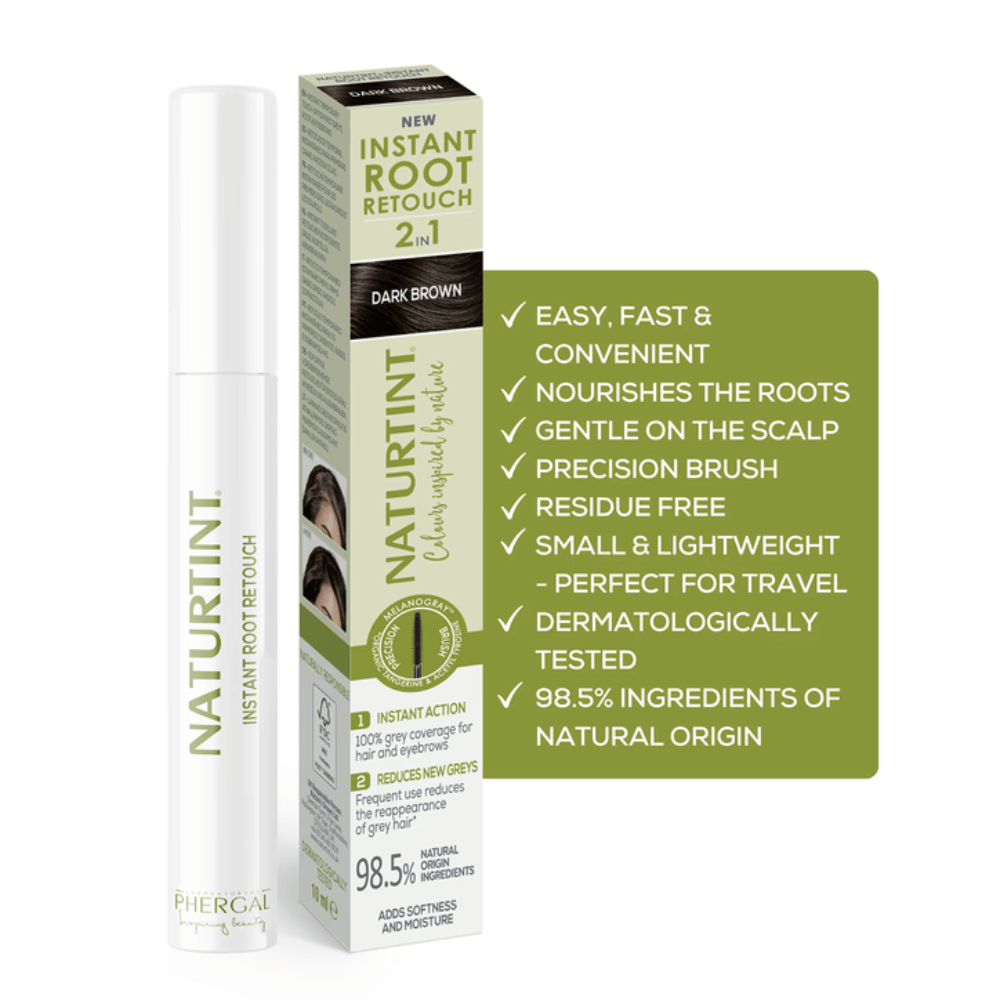 Naturtint Instant Root Retouch 2in1 Dark Brown 10ml- Lillys Pharmacy and Health Store