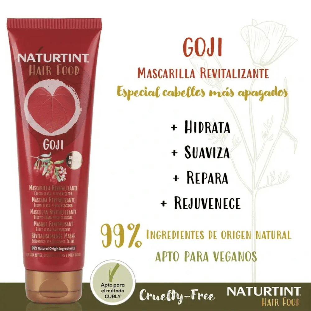 Naturtint Naturtint Hair Food Goji Revitalising Mask 150ml- Lillys Pharmacy and Health Store