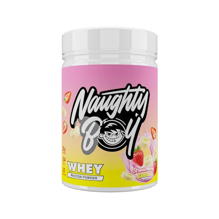 Naughty Boy Whey Protein - Limited Edition, Strawberry Banana - 875g - Lilly’s Pharmacy & Health Store
