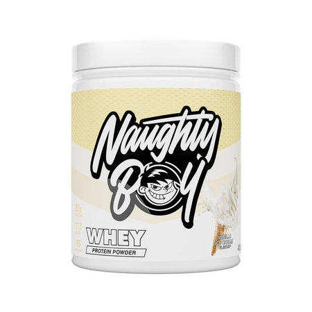 Naughty Boy Whey Protein, Vanilla Ice Cream - 450g - Lilly’s Pharmacy & Health Store