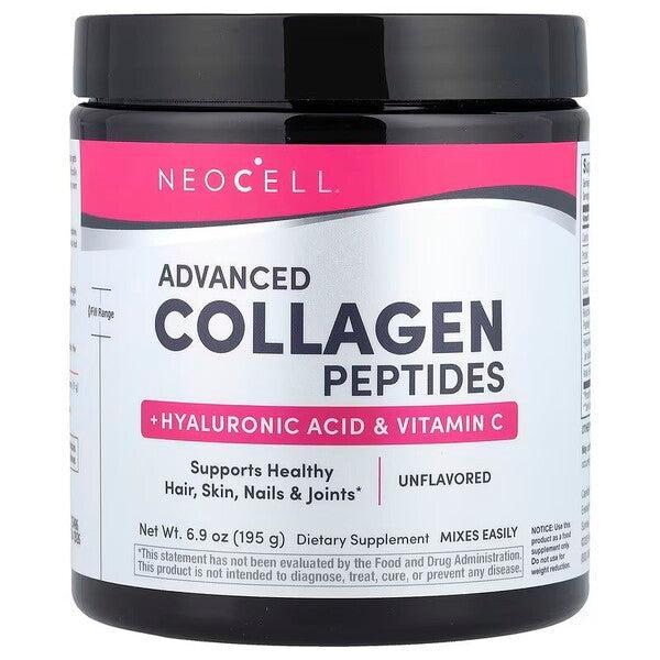 NeoCell Advanced Collagen Peptides with Vitamin C & Hyaluronic Acid 195g- Lillys Pharmacy and Health Store