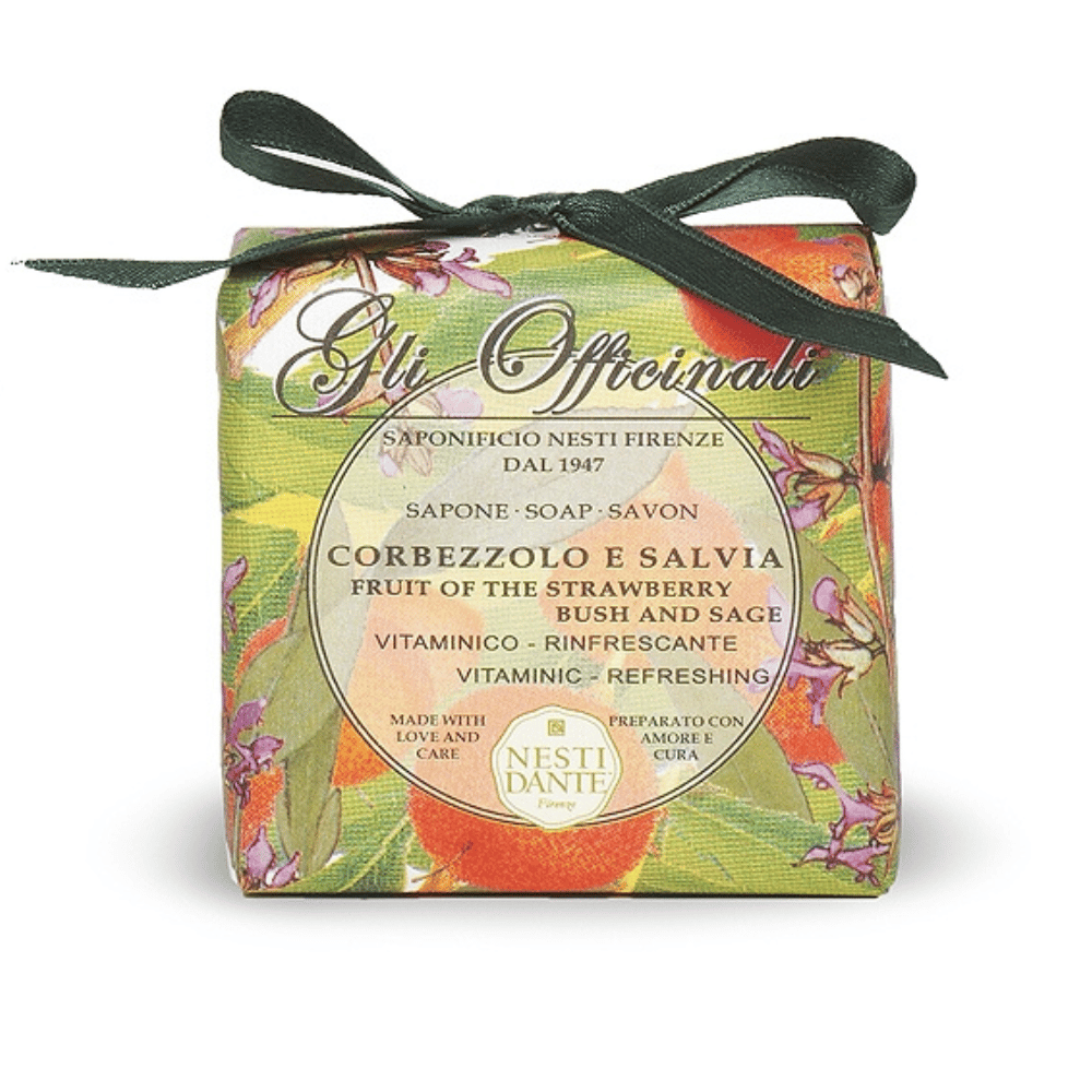 Nesti Dante "GLI OFFICINALI "-STRAWBERRY TREE & SAGE 200gm Soap