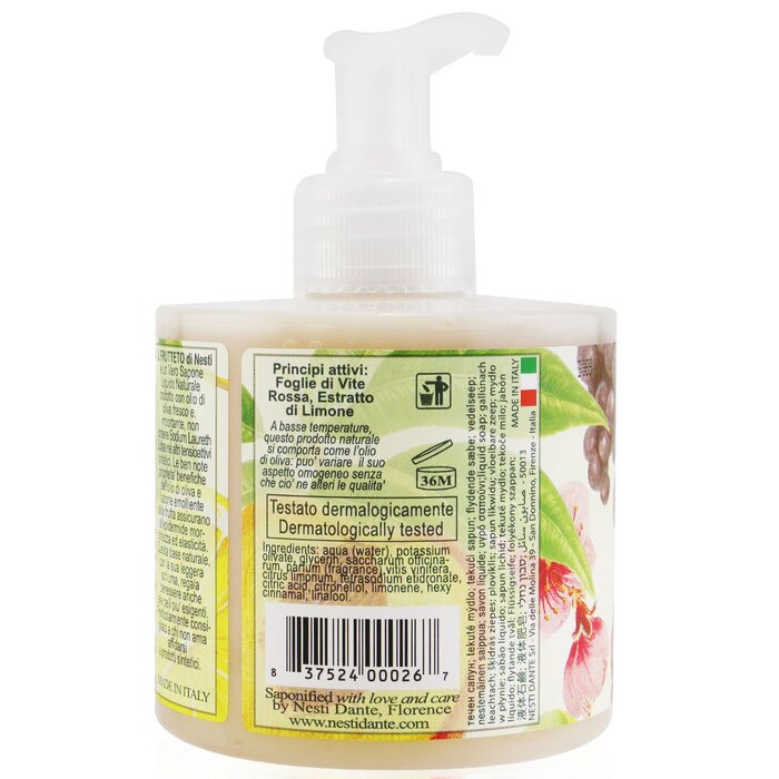 Nesti Dante Il Frutteto Liquid Soap 300ml Back