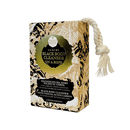 Nesti Dante Luxury Black Body Cleanser On A Rope 150g- Lillys Pharmacy and Health Store