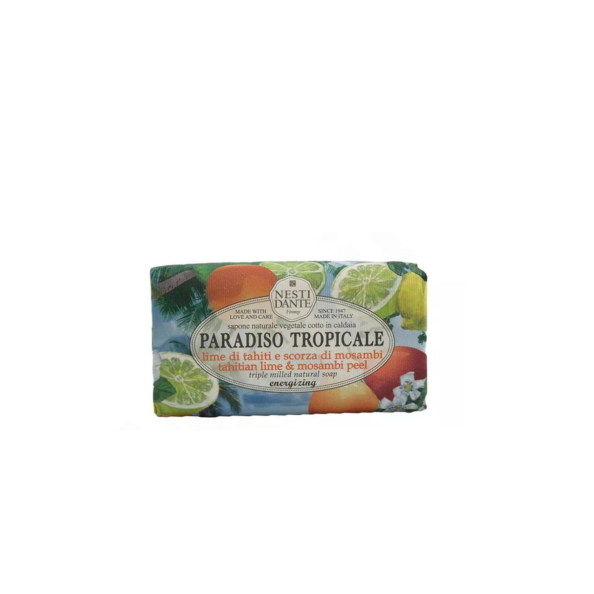 Nesti Dante Paradiso Tropicale Lime di Tahiti e Scorza di Mosambi soap 250gm- Lillys Pharmacy and Health Store