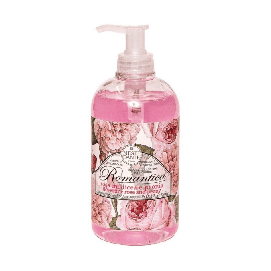 Nesti Dante Romantica Florentine Rose & Peony Liquid Soap 500ml- Lillys Pharmacy and Health Store