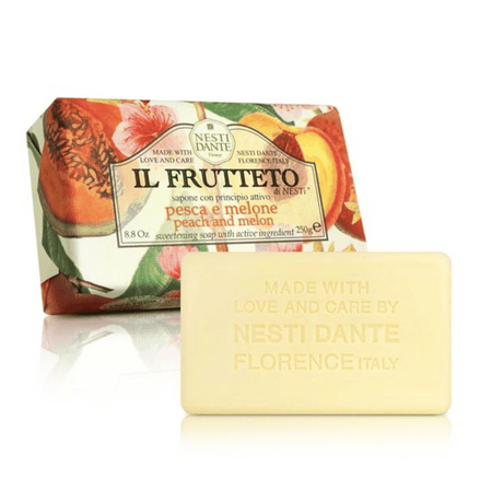 Nesti Dante Soap Il Frutteto Peach & Melon Soap 250g- Lillys Pharmacy and Health Store