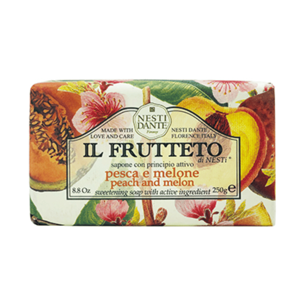 Nesti Dante Soap Il Frutteto Peach & Melon Soap 250g- Lillys Pharmacy and Health Store