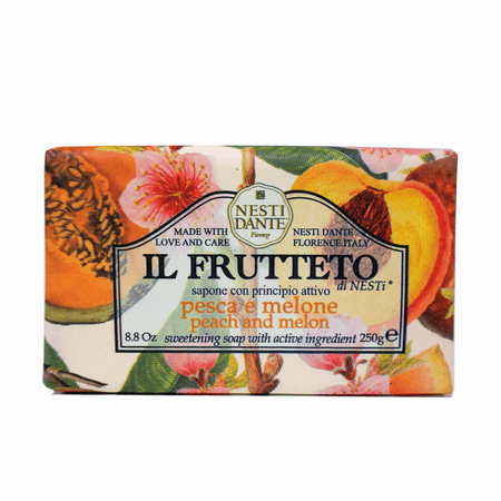 Nesti Dante Soap Il Frutteto Peach & Melon Soap 250g- Lillys Pharmacy and Health Store