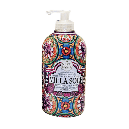 Nesti Dante Villa Sole Rosso Divino Liquid Soap 500ml- Lillys Pharmacy and Health Store
