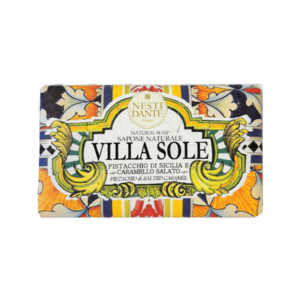 Nesti Dante Villa Sole Sicilian Pistachio and Salted Caramel Soap 250g- Lillys Pharmacy and Health Store