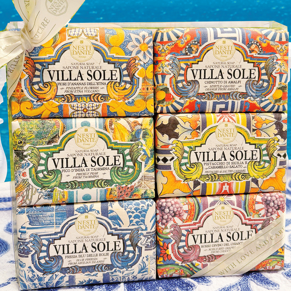 Nesti Dante Villa Sole Soap Set - 6x150g- Lillys Pharmacy and Health Store