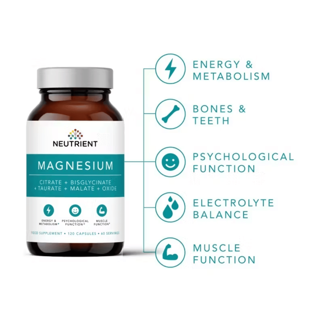 Neutrient Magnesium Capsules 120's- Lillys Pharmacy and Health Store