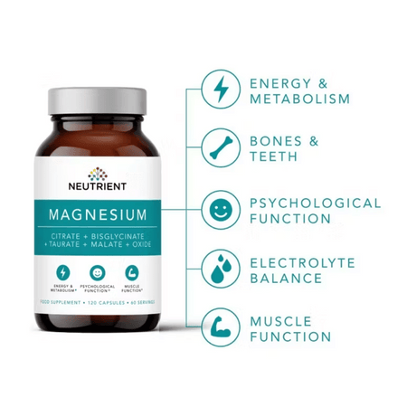 Neutrient Magnesium Capsules 120's- Lillys Pharmacy and Health Store