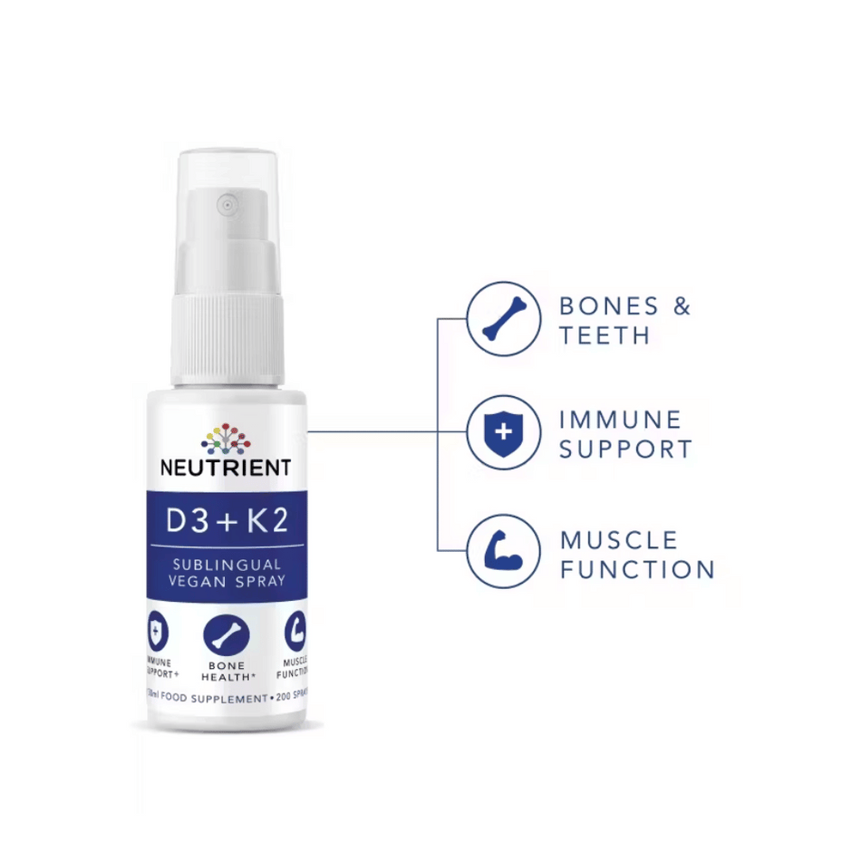 Neutrient Vitamin D3 + K2 Sublingual Spray 30ml- Lillys Pharmacy and Health Store