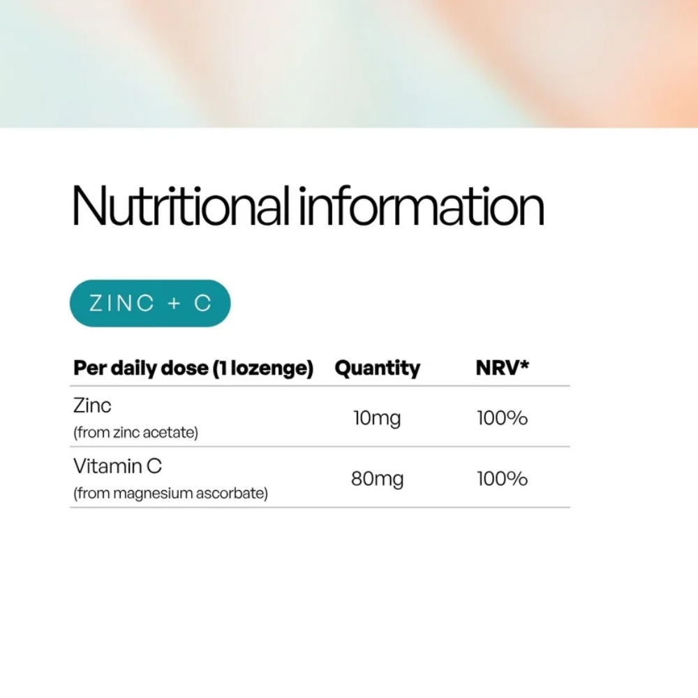 Neutrient Zinc + C 60 Lozenges- Lillys Pharmacy and Health Store