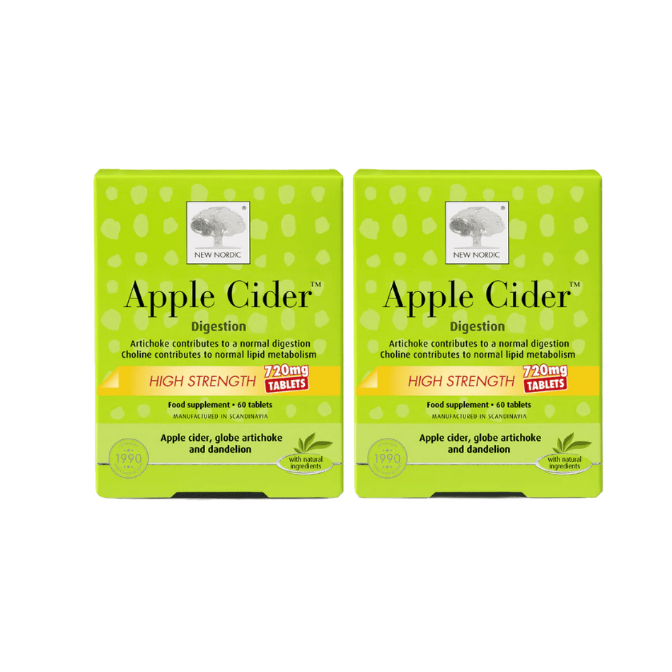 New Nordic Apple Cider 720mg - TWIN PACK 2x 60's- Lillys Pharmacy and Health Store