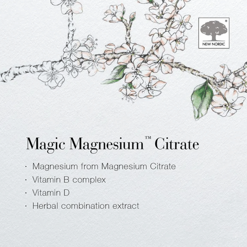 New Nordic Magic Magnesium Citrate 60 tablets- Lillys Pharmacy and Health Store