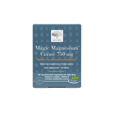 New Nordic Magic Magnesium Citrate 60 tablets- Lillys Pharmacy and Health Store