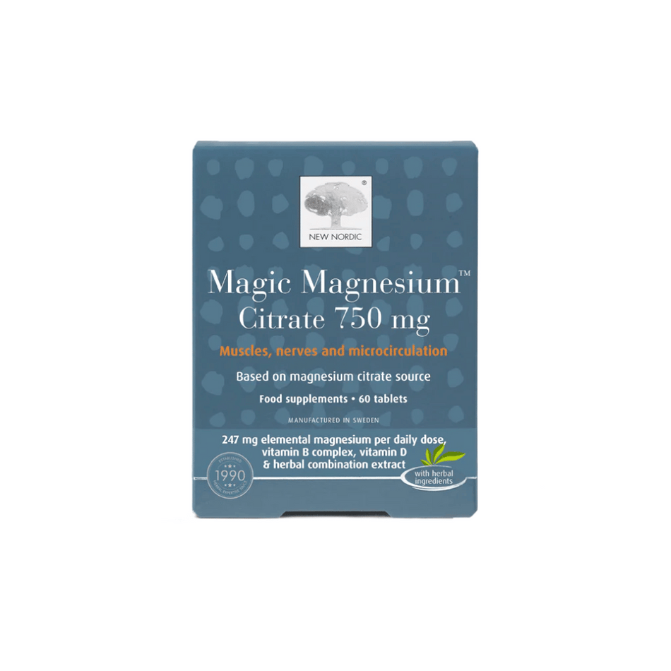 New Nordic Magic Magnesium Citrate 60 tablets- Lillys Pharmacy and Health Store