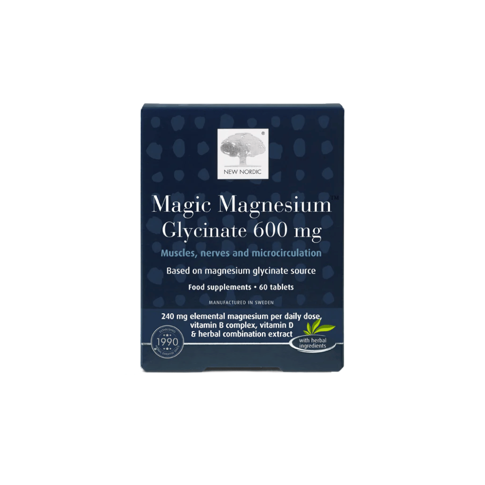 New Nordic Magic Magnesium Glycinate 60 tablets- Lillys Pharmacy and Health Store