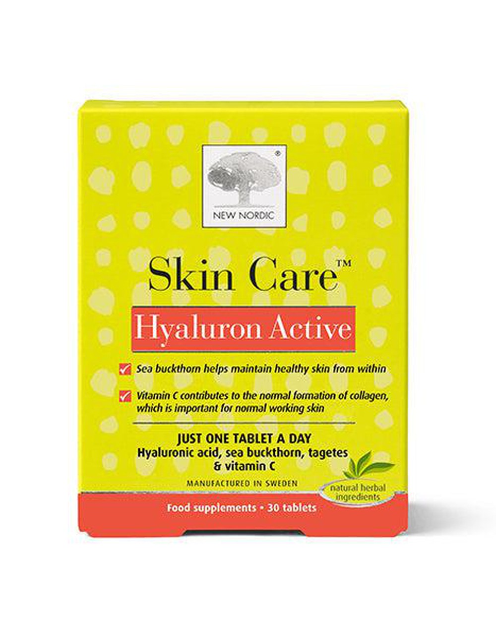 New Nordic Skin Care Hyaluron Active 30 Tablets- Lillys Pharmacy and Health Store