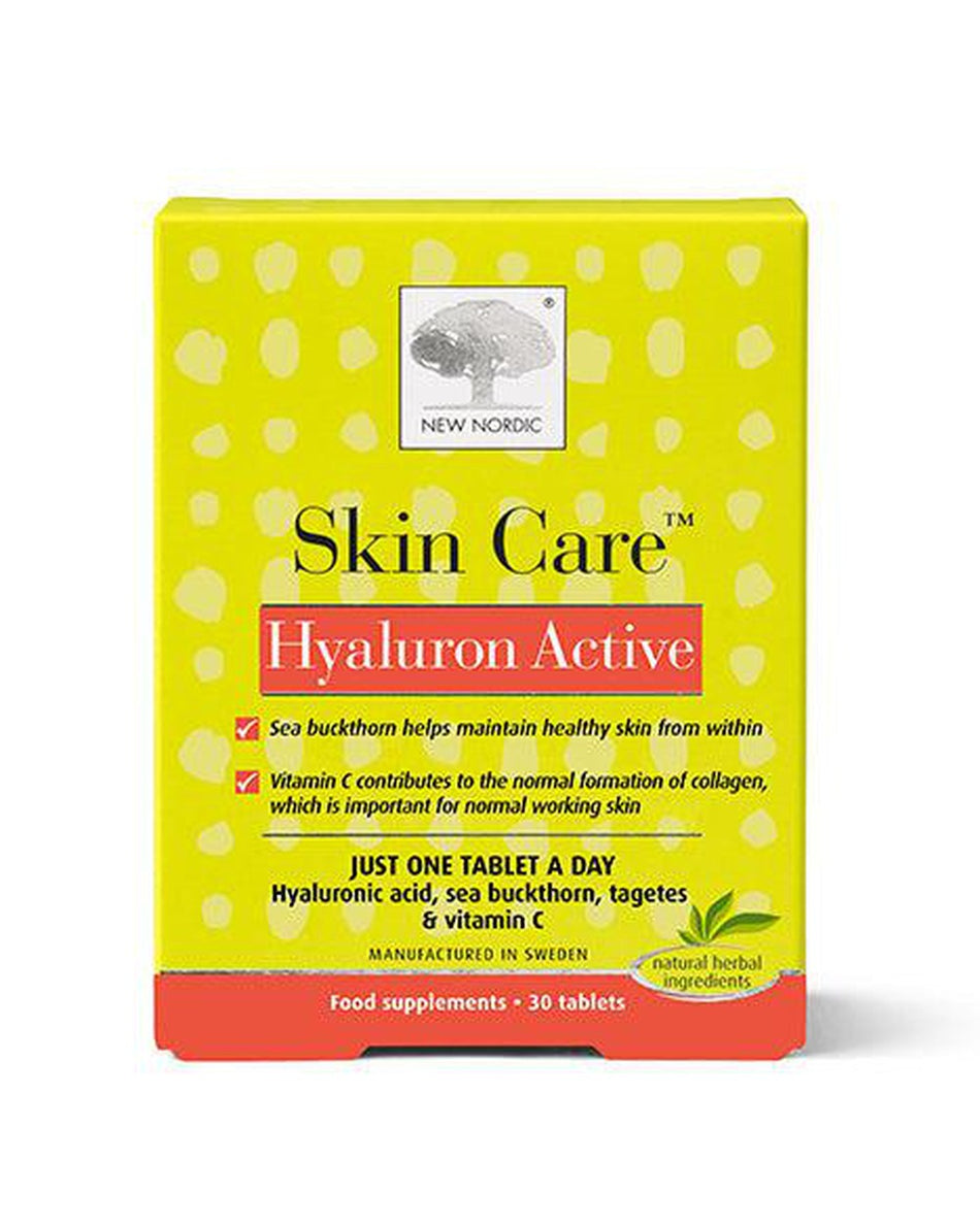 New Nordic Skin Care Hyaluron Active 30 Tablets- Lillys Pharmacy and Health Store