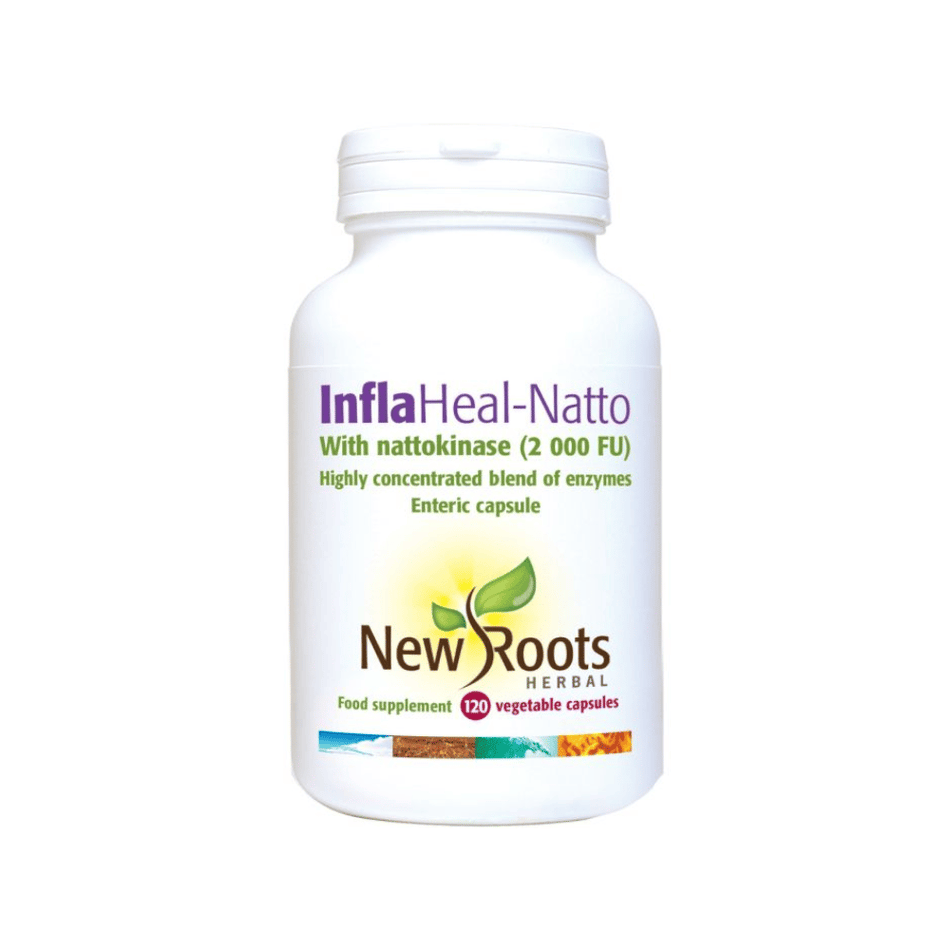 New Roots InflaHeal Natto 120'- Lillys Pharmacy and Health Store