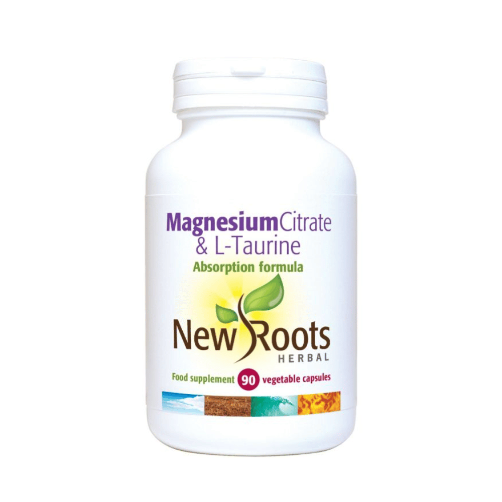 New Roots Magnesium Citrate & L-Taurine 90 Capsules- Lillys Pharmacy and Health Store