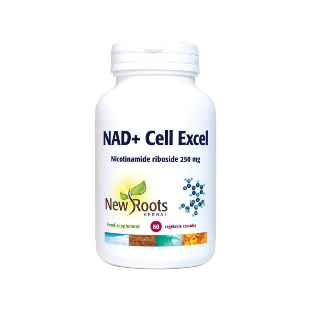 New Roots NAD+ Cell Excel 60caps- Lillys Pharmacy and Health Store