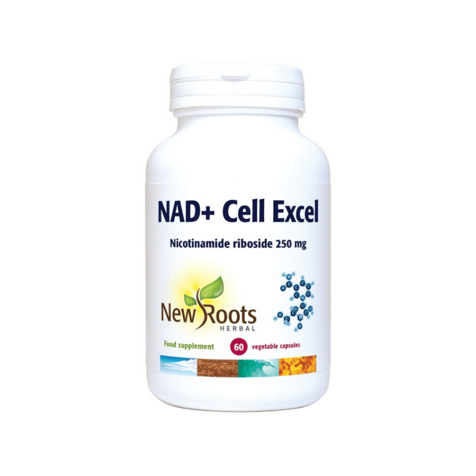 New Roots NAD+ Cell Excel 60caps- Lillys Pharmacy and Health Store