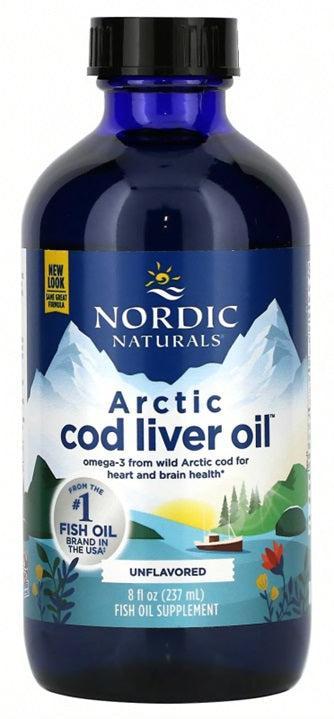 Nordic Naturals Arctic Cod Liver Oil, Unflavored 237 ml- Lillys Pharmacy and Health Store