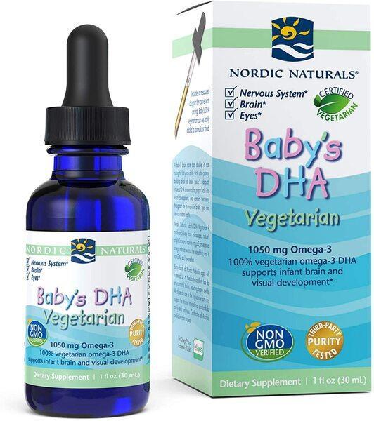 Nordic Naturals Baby's DHA Vegetarian, 1050mg 30 ml- Lillys Pharmacy and Health Store