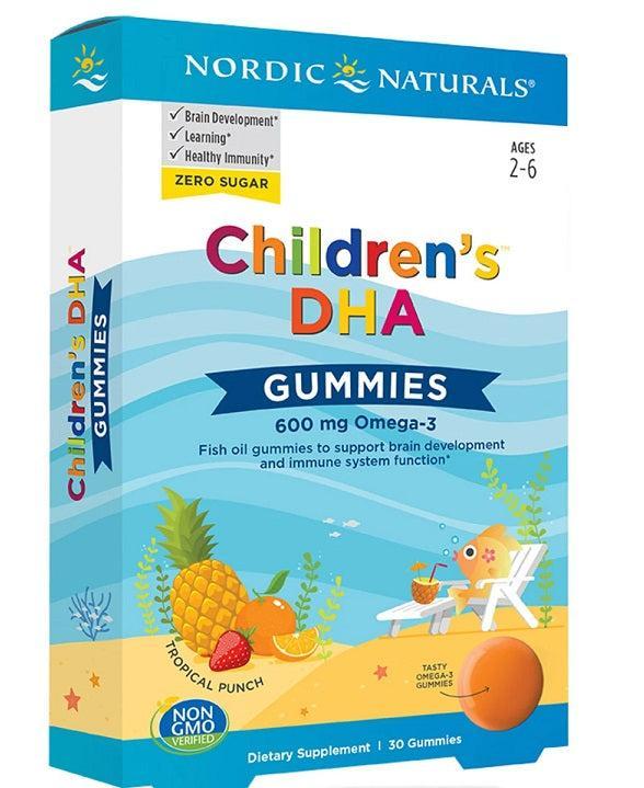 Nordic Naturals Children's DHA Gummies, 600mg 30 gummies- Lillys Pharmacy and Health Store
