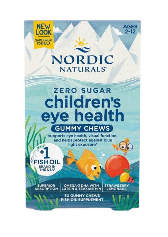 Nordic Naturals Children's Eye Health, Strawberry Lemonade 30 gummies- Lillys Pharmacy and Health Store
