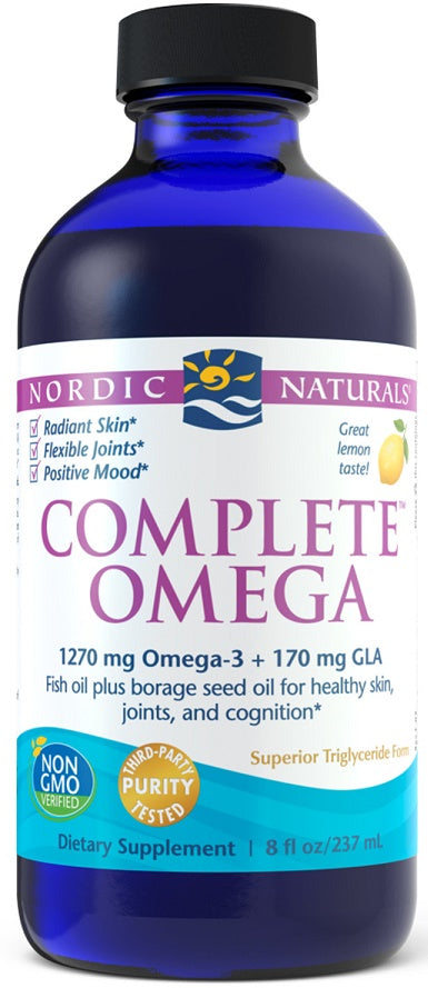 Nordic Naturals Complete Omega, 1270mg Lemon 237 ml- Lillys Pharmacy and Health Store