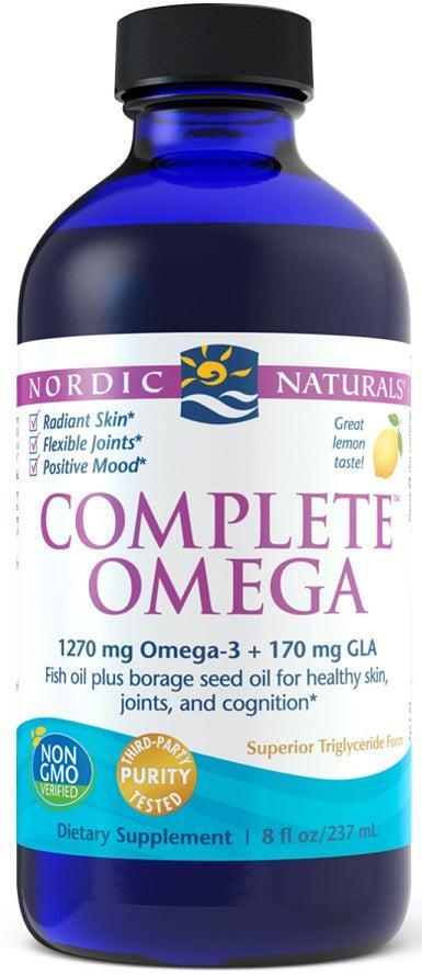 Nordic Naturals Complete Omega, 1270mg Lemon - 237 ml. - Lilly’s Pharmacy & Health Store
