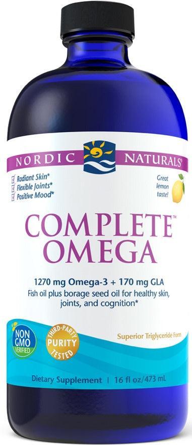 Nordic Naturals Complete Omega, 1270mg Lemon 473 ml- Lillys Pharmacy and Health Store